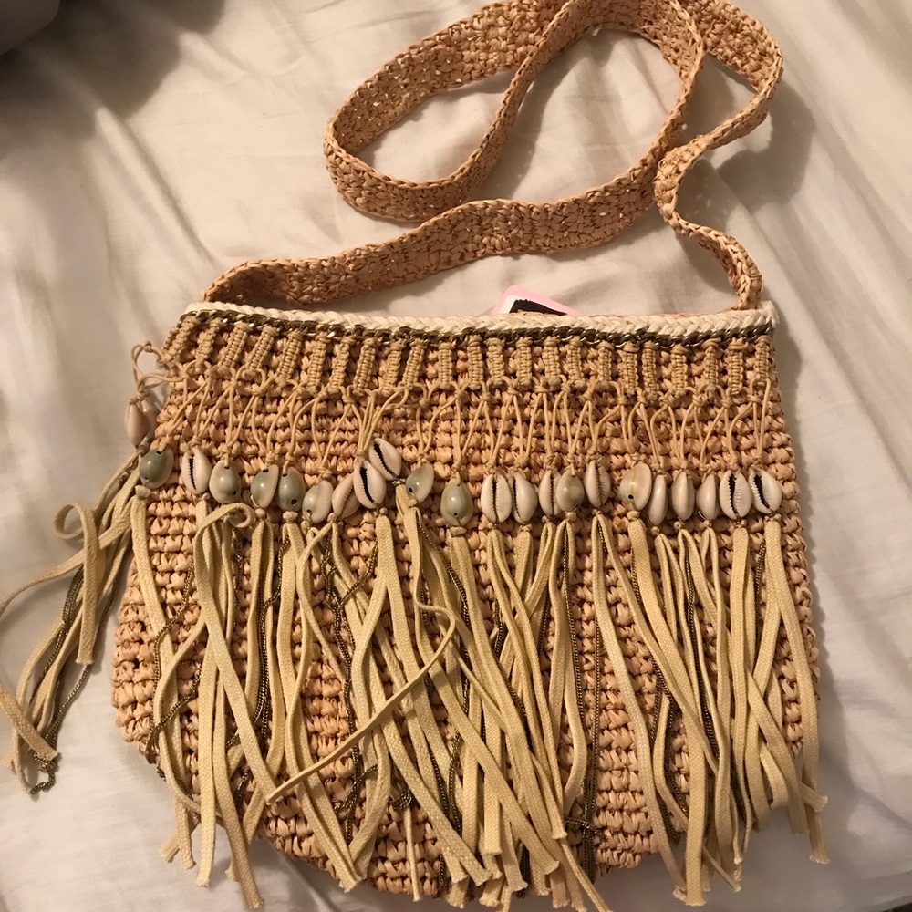 Beautiful puka shell purse